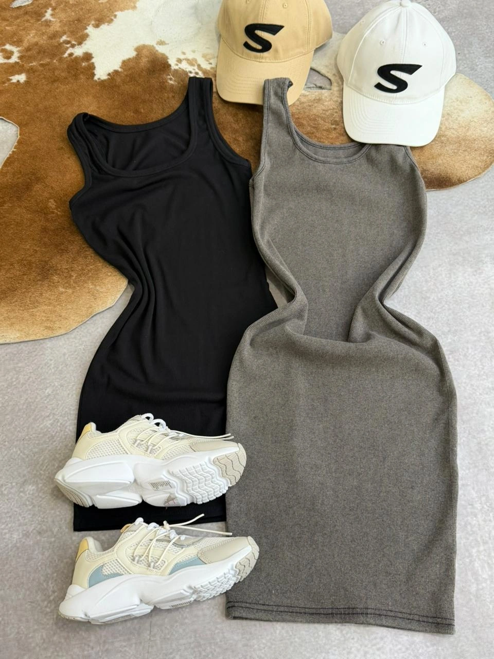 VESTIDO MORLEY LARGO MANGAS CORTAS
