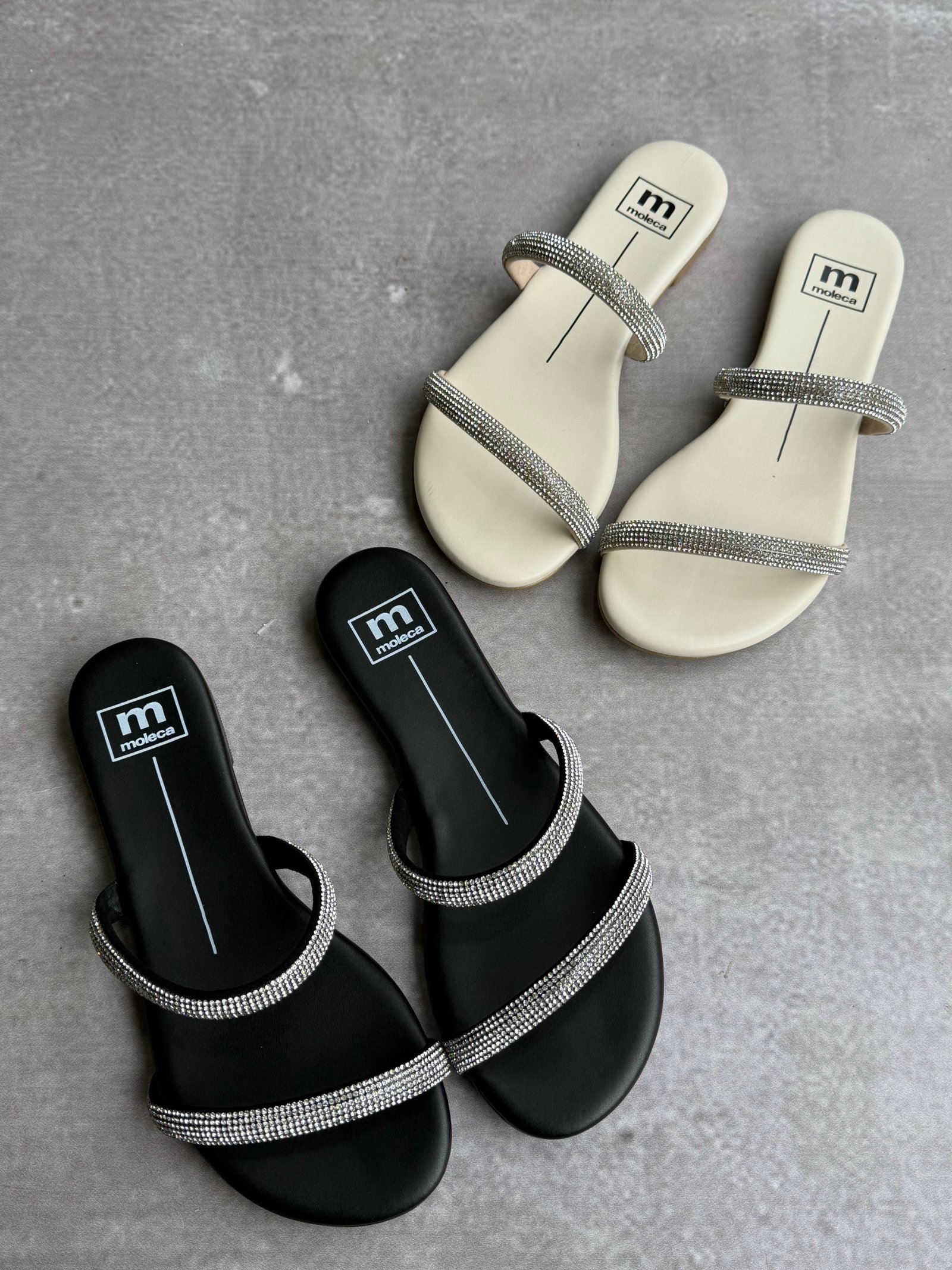 Zapatilla Moleca doble tira
